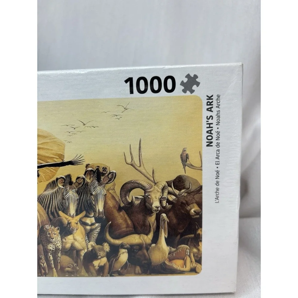 Eurographics Fine Art Panoramic Noah's Ark 1000 Piece Puzzle Haruo Takino